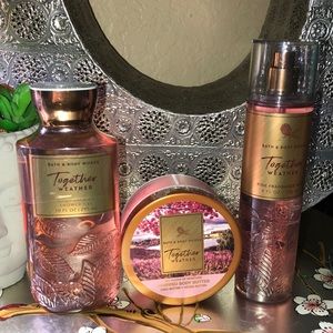 Bath and Bodyworks Together Weather Gift Set Combo
